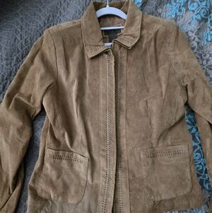 The Limited Tan Suede Jacket